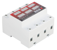 Protecteur de tension et de courant triphasé AC SVC LVMA réglable 63A 80A 100A, protection contre les surtensions et les surintensités, en cuivre, PC, aluminium, avec écran LCD, 6kVA