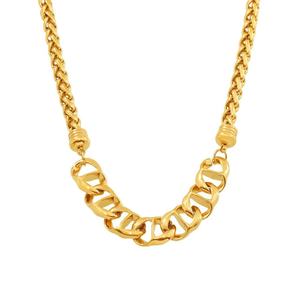 Collana da donna <span class=keywords><strong>in</strong></span> acciaio inossidabile placcata <span class=keywords><strong>in</strong></span> oro 18k senza fadele collane a catena iperbole da donna <span class=keywords><strong>in</strong></span> stile Hip-hop <span class=keywords><strong>Rock</strong></span> Punk - Product Image 4