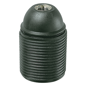 ขั้วรับหลอดไฟ E27 M10x1 ซม. ด้ายดำ สูง 5.8 ซม. - Product Image 1