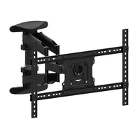 Braket TV Full Motion Desain Menarik VESA 600x400mm, Dudukan TV Putar untuk TV 32-80 Inch