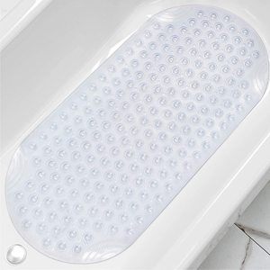 Tapis de salle de bain antidérapant en gros avec ventouses et trous de drainage, tapis de bain lavables en machine pour cabine de douche - Product Image 3