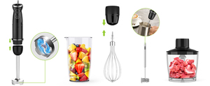 <span class=keywords><strong>Picadora</strong></span> de Alimentos Profesional PC-2011, Batidora de Inmersión Eléctrica <span class=keywords><strong>con</strong></span> Velocidad Variable para Uso en Hoteles, Incluye Batidora de Varilla - Product Image 6