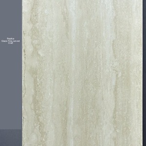 Carrelage en porcelaine travertin 750x1500mm aspect pierre pour mur et sol - Product Image 5