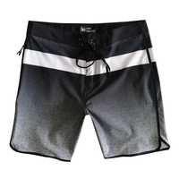 Shorts de plage à motif floral pour hommes, taille élastique, pantalon de plage à motif mi-taille pour le surf et la mode décontractée