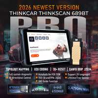 THINKCAR THINKSCAN 689BT PRO Herramienta de Diagnóstico con Mapa de Topología y Codificación de ECU Multicanal para Mecánicos Profesionales, Actualización Gratuita