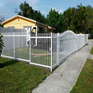 2025 nuovo Design prezzi all'ingrosso pannello di recinzione in ferro battuto in acciaio alluminio metallo steccato recinzione ornamentale - Product Image 6