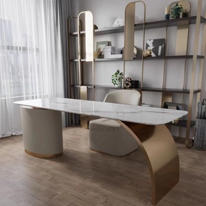 Escritorio de diseño minimalista de lujo ligero italiano <span class=keywords><strong>estudio</strong></span> en casa - Product Image 6