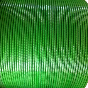 Wire Stainless 7x7 2mm Wire Nylon PVC PA Coated Stainless Steel Cable