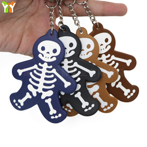 Llavero con forma de calavera de Halloween, estilo fiesta de cosplay, divertido regalo de llavero para coche - Product Image 2