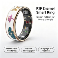 Anneau intelligent R19, tracker de santé, étanche, moniteur de fréquence cardiaque, suivi du sommeil, anneau intelligent de fitness avec logo personnalisé