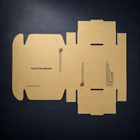 Boîte d'expédition en carton ondulé kraft avec logo personnalisé, pliable, pour l'emballage de cadeaux, de vêtements, de cosmétiques et d'électronique pour le commerce électronique