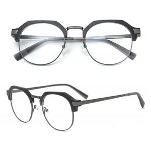 Unisex all'ingrosso metallo Mix acetato forma classica montature ottiche produttore <span class=keywords><strong>di</strong></span> occhiali per occhi <span class=keywords><strong>vetro</strong></span> cornici - Product Image 1
