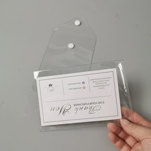 Pochette de rangement Ziplcok personnalisée pour bagues, colliers et boucles d'oreilles, petits sacs d'emballage en PVC transparent/dépoli avec fermeture éclair pour bijoux - Product Image 5