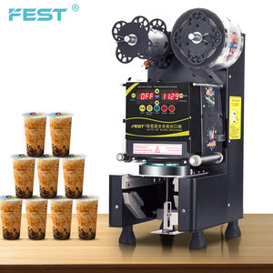 FEST CE Boba Milk Tea Equipment Automatic <strong>Communion</strong> Small Milk Tea <strong>Cup</strong> Juice and Sealing Machine Best for Plastic Custom <strong>Cups</strong> - Product Image 2