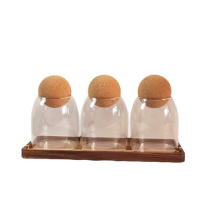 Bán buôn nhỏ chai thủy tinh nút chai bóng lọ thủy tinh với nút chai nắp - Product Image 6