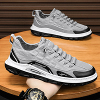 DN – chaussures d'été pour hommes, chaussures en tissu et en cuir, chaussures de chantier antidérapantes, chaussures décontractées
