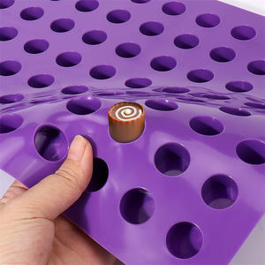 แม่พิมพ์ซิลิโคนลูกอมเยลลี่คาราเมลทรัฟเฟิลช็อกโกแลต88กระบอกแม่พิมพ์ลูกอมลูกอมลูกอมสำหรับระเบิดไขมัน DIY ขนมขนมพายน้ำแข็ง - Product Image 6