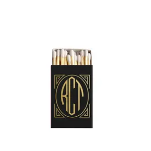 Mini candle Match Stick Box Custom Plain White Match Box with Matches