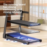 Tapis roulant électrique domestique, absorption des chocs, silencieux, multifonctionnel, pliable, programme d'exercice, remise en forme, réduction de la graisse