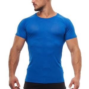 Customizable Breathable Workout Top Premium Blend Unisex T-Shirt Custom Made Blank Plain Jersey <b>Fabric</b> Plus Size Options for Men - Product Image 2