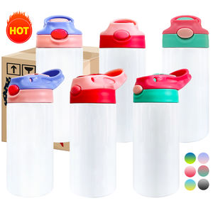 Tasse à Sublimation vierge pour enfants, 12oz, isolé sous vide, bouteille, gobelet pour cadeaux personnalisés, livraison gratuite, entrepôt américain - Product Image 1