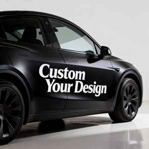 ملصقات سيارات مقاومة للماء والأشعة فوق البنفسجية، ملصقات فينيل مخصصة للسيارات، ملصقات كروم مقطوعة للنوافذ، ملصقات ثلاثية الأبعاد للسيارات - Product Image 1