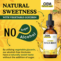 Gouttes liquides de racine de Maca Teinture de Maca bio Hommes Femmes Noir Rouge Extrait liquide de Maca Vegan Strong Men Energy Supplément fessier