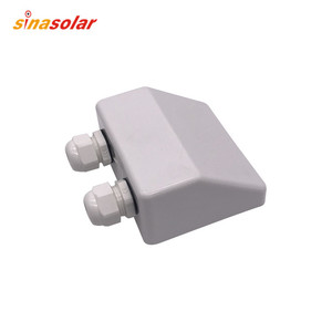 <span class=keywords><strong>Venta</strong></span> blanco Dual Solar impermeable de entrada de Cable ABS resistente a Panel de techo plano soporte de montaje para RV - Product Image 1