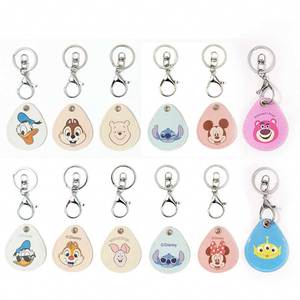 Alta calidad de dibujos animados personalizados en forma de gota de doble uso PU cuero duradero respetuoso con el medio ambiente Sensor botón llave caso varios colores - Product Image 1
