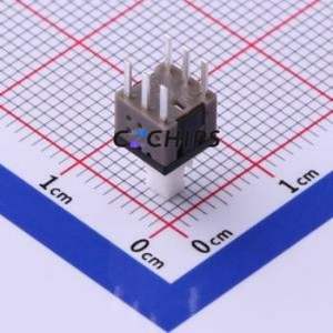 TK-6580-1 Push Button Switch Through hole Component THT Switch Double Pole Double Throw Self-Locking Square Plunger Through Hole - Product Image 2