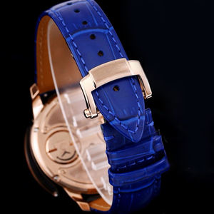 Reloj Mecánico para Hombre Astronomia Estilo Tourbillon con Esfera de Cielo Estrellado y Globo Terráqueo, Correa de Cuero - Product Image 5