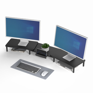 <span class=keywords><strong>Support</strong></span> de moniteur <span class=keywords><strong>PC</strong></span> en bois innovant pour la maison/le <span class=keywords><strong>bureau</strong></span> <span class=keywords><strong>bureau</strong></span> réglable avec <span class=keywords><strong>support</strong></span> de table Nouveau style avec longueur d'angle pratique - Product Image 4