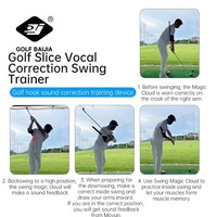 Nouveau design : Correcteur vocal de swing pour le golf – Entraîneur pour corriger les grands slices de golf