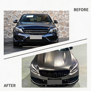 Kit carrosserie extérieur amélioré Auron Mercedes Classe C W205, pare-chocs 2015-2018, meilleur prix, ensemble complet de pare-chocs - Product Image 2