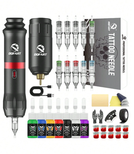 <span class=keywords><strong>Kit</strong></span> de <span class=keywords><strong>tatouage</strong></span> sans fil pour débutants avec batterie 1200mAh, encre et aiguilles de <span class=keywords><strong>tatouage</strong></span>. Vente en gros et personnalisation disponible. - Product Image 1