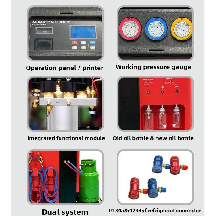 Launch R134 Ac Machine For Launch Value-1000plus Automatic Refrigerant Recovery And Recharge ...