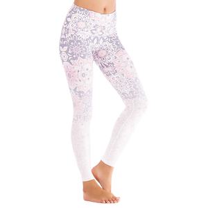 Mallas de yoga con estampado de sublimación floral, leggings de cintura alta, bolsillo invisible, pantalones deportivos de gimnasio - Product Image 4