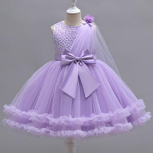 Vestidos de Tul para Niñas Tutú de Boda Princesa Elegante para Fiesta de Graduación Ropa de Noche para Comunión Infantil - Product Image 3