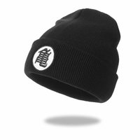 Fitspi Vente en gros Anime Son Goku Kakarotto Costume de cosplay Bonnet d'hiver chaud brodé Bonnet tricoté Dropshipping