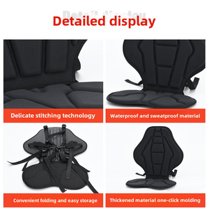 Sang Trọng Màu Đen Độn Kayak Mái Chèo Hội Đồng Quản Trị Và Xuồng Ghế Với Có Thể Điều Chỉnh Dây Đeo Waterplay Thủ Công Mỹ Nghệ Phụ Kiện - Product Image 3