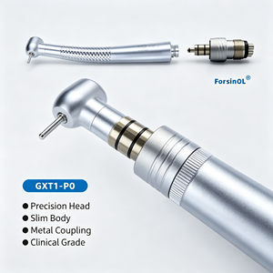 Iber Optic Pieza de mano dental con micromotor eléctrico sin escobillas, contra-ángulo, rodamiento cerámico, LED, Quattro Spray, CE - Product Image 1