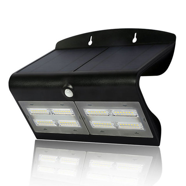 800lm Bright IP65 Led Solar Garden Lamp Flood Light with Sensor for Luce Solare Decorativa