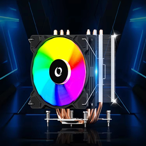 ZeroMaster 4 أنبوب حرارة برج CPU مبرد 12 فولت PWM LED RGB للألعاب مشعاع كمبيوتر لـ Intel iو 12V PWM LED RGB للألعاب