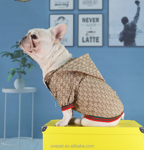 पालतू वस्त्र फैशन मुद्रित कुत्ते ब्रांड मध्यम बड़े कुत्तों के लिए नए डिजाइन ब्रांड कोट - Product Image 2