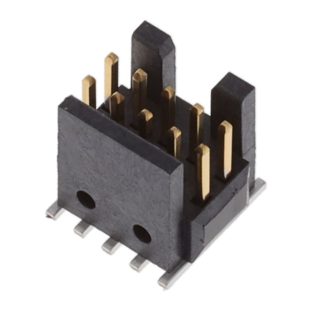 Samtec FTSH-105-01-F-DV-K Board to Board Header Connector 10 Position 2 Row 0.05 Inch Pitch Through Hole