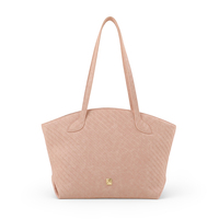 Sac fourre-tout chic en cuir PU tressé LZ Manufacturer, grande capacité, sac à main pour femme, sac de plage, sac de voyage, sac de resort d'été