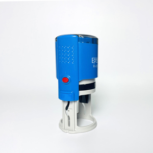 Timbro Autoinchiostrante Rotondo Express R-0042 da 42mm con Logo Personalizzato e Tampone d'Inchiostro per Uso Ufficio - Product Image 4
