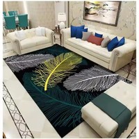 Bon cristal velours tapis tapis antidérapant doux inodore lavable court tapis à poils facile à nettoyer pour salon chambre salle à manger