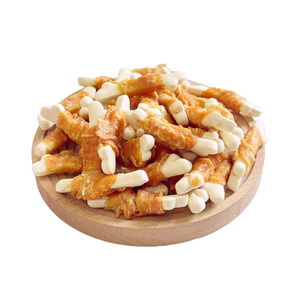 Friandises pour chiens : Biscuits à la viande de poulet et de canard, enrichis en calcium, pour le nettoyage des dents, sans additifs, pour chiens de type Teddy - Product Image 3
