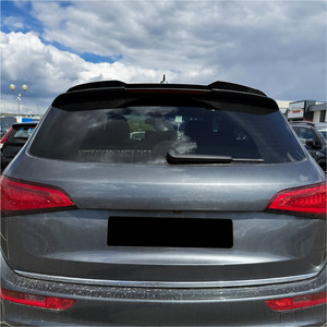 Audi Q5 8R <b>Rear</b> <b>Spoiler</b> Piano Black Carbon Fiber Texture ABS Wing Shaped Trunk Lip 2009-2016 - Product Image 4